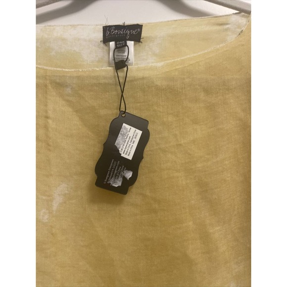 b. Boutique by Evergreen Womens One Size Sheer Poncho Cover Up Beach Pool NWT - Picture 4 of 6